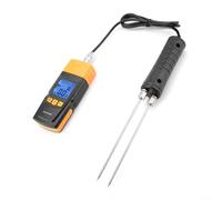 ComfyHarbor GM620 Digital Wood Moisture Meter with Split Probe, Portable Electronic Humidity Tester for Wood Cotton Paper, 2-70% Range, LCD Display, Black
