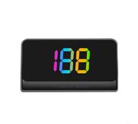 ComfyHarbor GPS Head Up Display Digital Speedometer Windshield Projector With Sunshade, 7-Color KM/H HUD For Cars Buses Trucks Bikes Scooters