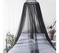 ComfyHarbor Hanging Bed Net 220cm Dome Canopy for King Queen(Black) | Fits King Queen beds, 220cm height, fine mesh barrier, white or black color options, indoor outdoor use