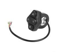 ComfyHarbor Headlight Turn Signal Switch for For Kukirin A1 Electric Scooter, ABS Wear-Resistant Replacement Part, Lightweight 40g Black Control Button for Safe Riding