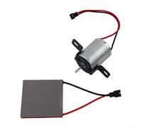 ComfyHarbor Heat Operated Fireplace Fan Motor, Metal Construction Repair Parts Compatible For Stove Burner Fans, Easy To Install And Lightweight For Homes Or Professional Use