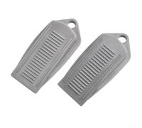 ComfyHarbor Heavy-Duty Rubber Door Stopper Wedge, Non-Slip High Grip Floor Protector, For Home Office Commercial Use, Large Size Fits Gaps Wooden Floors