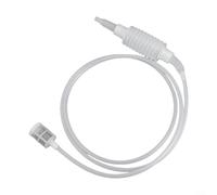 ComfyHarbor Home Brewing Siphon Hose 1.9m Plastic Transfer Tube for Wine Beer Juice Oil Vinegar Filtration Distilling Equipment Kitchen Tool with For Easy Suction(PP pipe+filter head)