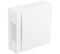 ComfyHarbor Hotel Wired Door Bell Panel 220V ABS PC Material With Clear Loud Din Don Sound For Home Office Villa Hotel, White, 108X108x36 MM