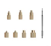 ComfyHarbor HS-02A 3D Printing Welder Hot Melt Nut Press Kit Fits for M2-M8, Quick Change Tips for Accurate Nut Embedding in Printed Parts Metal Construction(iron tip + nut,)