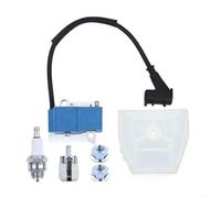 ComfyHarbor Ignition Coil Tune-Up Kit,For Echo CS-590,CS300,CS301,CS303T,CS305,CS306,CS340,CS3400 Chainsaw,Replaces A411001340,P021016372,L7T Spark,Fuel Filter,Maintenance Parts