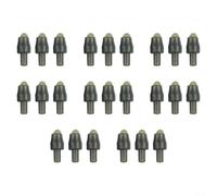 ComfyHarbor Inline Quick Change Bead, Carp Fishing Feeder Connector for Hair Rig, Silicone Shock Stop for Running Leger Setup, Green, 10/24Pcs/Pack Option(24PCs)