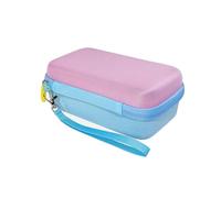 ComfyHarbor Instants Print Camera Case for ESOXOFFORE and Compatible Models, Large Capacity with Mesh Pockets and Dividers, Portable Storage for Children's Digital Cameras, Purple(Pink Blue)
