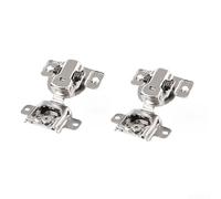 ComfyHarbor Inward Opening Damping Hinge Silent Buffer Closure 3D Adjustable Spring Hinge Easy Install for Modern Kitchen, Bathroom, and Wardrobe Doors(Two)