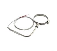 ComfyHarbor K Type EGT Thermocouple Right Angle Probe 80x5mm Stainless Steel Mesh Shielded Cable Glass Fiber Insulated -100 to 1250C for Industrial Testing 3.3ft