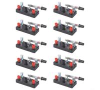 ComfyHarbor Knife-Type Switch SPST And SPDT Circuit Breaker Accessories For Classroom Electrical Experiments Physics Labs Secure Screw Terminal Educational Power Supply Design(Black)