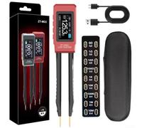ComfyHarbor LCR Intelligent Digital Clamp Meter ZT-MD2 For Surface Mount Component Testing, Measures Resistance, Inductance With Adjustable Accuracy, Frequency And Tweezers Set(high)