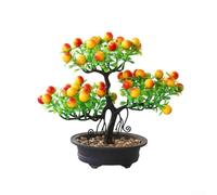 ComfyHarbor Lifelike Chinese Fruit Tree 26cm Plastic Fake Plant