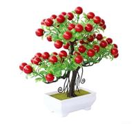 ComfyHarbor Lifelike Chinese Fruit Tree 26cm Plastic Fake Plant