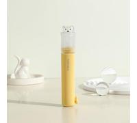ComfyHarbor Lightweight 2-in-1 Toothbrush Set With Case, Portable Travel Kit For Soft Bristle Brush And Paste Storage, Manual Toothbrush Protector For Holidays,Camping,Business Trip(Yellow)