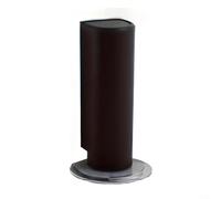 ComfyHarbor Magnetic Door Stopper No Drilling Invisible Weighted Door Catch Holder Ultra-Slim 1.7mm Silent Floor Mount for Home Office Kitchen Bathroom Black(Black)