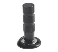 ComfyHarbor Magnetic Invisible-Door Stopper Zinc Alloy Anti-Collision Shock Absorbing Wall Protector with Punch Or No Punch Installation for Home Or Office Use, Black(Black)