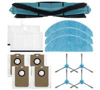 ComfyHarbor Main Brush Side Brush Filter Mop, Cloth Dust Bag Replacement Kit, For Liectroux G7 Vacuum Cleaner, For AENO, RC4S and EVOLUTION AIRO,(A)