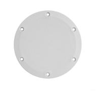 ComfyHarbor Marine Boat Repair Deck Cover PP Fiberglass Patches 4/6 Inch White Non-Slip for Boats RVs Yachts Hull Crack Repair Inspection Ports(6 inch)