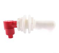 ComfyHarbor Marine For LIVEWELL Aerator Valve Kit, ABS Fishing Boat Oxygenation System With 19Mm Inlet Outlet, Push-Pull Control For Fish Transport Tank, White(A)