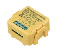 ComfyHarbor Matter Smart Switch 16A Relay Module For Tuya, Local Control No Cloud, Compatible With Home, For SMARTTHINGS, Hub, WiFi Remote Switch For Smart Home Automation Yellow(1 way)