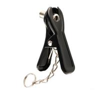 ComfyHarbor Metal Clip,with Woods Valve Head,For Dunlop Valve Adapter,for UK Hose, Air Compressor Nozzle,for,For Bike Tires and Inflatables, Black Silver, 10.8cm