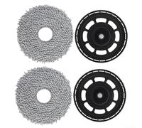 ComfyHarbor Mop Bracket and Pads Kit. Compatible with For Saros 10R Z70, Plastic Holder and Microfiber Cleaning Cloths Replacements Part for Robot Vacuum