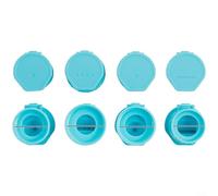 ComfyHarbor Multifunctional Squeeze Sauce Bottle Top, Kitchen Condiment Dispenser, For Ketchup, Salad Dressing, ABS Plastic, With Silicone Seal Ring, Leak-Proof Design(Lake Blue)