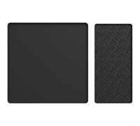 ComfyHarbor Non Slip Silicone Coffee Machine Mat, With Quick-Drying Drainage, Detachable Air Fryer Countertop Pad, For Kitchen, Gray, 39.5x18.8 Inch(H)