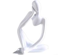 ComfyHarbor Nordic Minimalist Heart Shape Resin Statue With Love Gesture Design, Elegant Modern Ornament For Home, Office Or Bedroom Decoration(E)