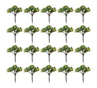 ComfyHarbor O Scale Model Trees, Orange Fruit Architecture Tree For Model Train Diorama Garden Orchard Scenery Layout Sand Table Display Handmade Plastic