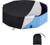 ComfyHarbor Oxford Fabric Pool Cover, For Kids Outdoor Swimming Pools Dog Bath Inflatable Paddling Protection, Against Debris Tear-Resistant Easy Setup(160 * 30cm)