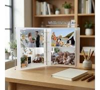 ComfyHarbor Plastic Card Protectors 4x6 120 Sheets Dust for proof Plastic | Holds 120 cards, for crystal clear view, fits 4-ring binders, for ideal for memories, easy page turning