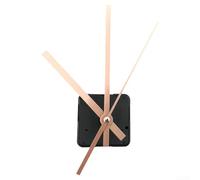 ComfyHarbor Plastic Clock Movement Replacement Set Black Color(rose gold)