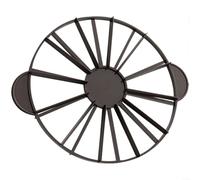 ComfyHarbor Plastic Dough Scraper, Flexible Semicircle Baking Tool, For Cake Pastry Butter Cream Spatula, Ergonomic Handle, For Kitchen Fondant Icing Smoothing(coffee)
