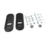 ComfyHarbor Polymer Slide Shoes for Snow Thrower 26cm Long | duty construction, rust resistant, black finish, 2-pack set, fits most models