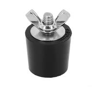ComfyHarbor Pool Winterizing Rubber Drain Cap,for Swimming Pool Pipes Outdoor Antifreeze Stopper Cold Resistant Non Sliding Black 2.5cm to 6.3cm Sizes(25mm)