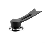 ComfyHarbor Pot Side Handles Bakelite Replacement High Temp Resistant Grip for Saucepan Wok Stainless Steel Base Black Red Brown 15.3x4.2cm(Black)