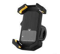 ComfyHarbor Premium Phone Holder for Motorcycles Secure Attachment for Safe Riding Experience (Black)