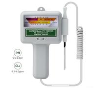 ComfyHarbor Professional Pool Water Testing Meter, Digital pH CL2 Analyzer For Swimming Pool Spa Aquarium