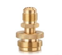 ComfyHarbor Propane Tank Adapter 3/8 Fitting for Outdoor Grill | Solid brass build, 3/8-inch thread, fits regulators, outdoor camping, portable grills