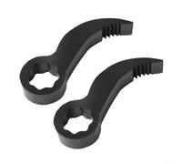 ComfyHarbor Pry Bar Wrench Adaptor Head Tool Constructed from Tempered Chrome Vanadium Steel Ideal for Prying and Vehicle Stability Fits 1/2inch and 3/8inch (1/2 inch)