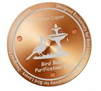 ComfyHarbor Pure Copper Bird Bath Disc Ioniser Reduces Cleaning