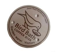 ComfyHarbor Pure Copper Bird Bath Disc Ioniser Reduces Cleaning