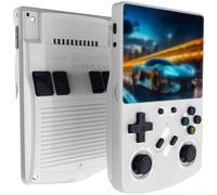 ComfyHarbor R40XX 128G Handheld Game Console 4.2Inch For LINUX System For Arcade Two Player(White)