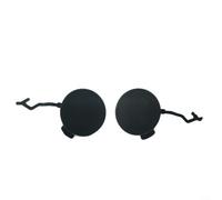 ComfyHarbor Rear Bumper Tow Hook Cover for For Cayenne 2011-2014, Black Plastic Trailer Hitch Cap Replacement OE 95850544900 95850545000, Left Right Pair#