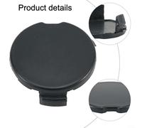 ComfyHarbor Rear Bumper Trailer Hook Cover For 453 Two-Door 2015-2019 ABS Plastic Replacement Black OE 4538854500 4538850126 Easy Install Car Accessory(Black)