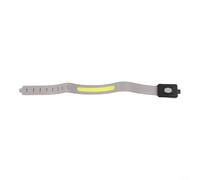 ComfyHarbor Rechargeable COB Running Headlamp, Ultra-Light Waterproof LED Light,with 3, Modes & Adjustable Strap,for Night Jogging, Camping, Hiking, Gray