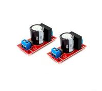ComfyHarbor Rectifier Filter Power Supply Board, AC To DC Converter with Red LED Indicator, 8A Bridge 3300uF Capacitor for Single 18V Input Electronics Projects/2PCS