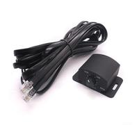 ComfyHarbor Remote Volume Adjuster for Vehicle Subwoofer Systems with 5 Meter 4 Core Cable and Optional 6 Pin Connector for Durable Signal Transmission (3.5m+4core)
